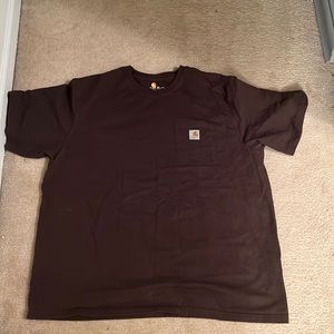 mens brown cathart t shirt